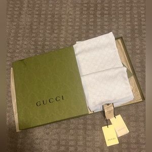 Gucci GG pattern wool blanket